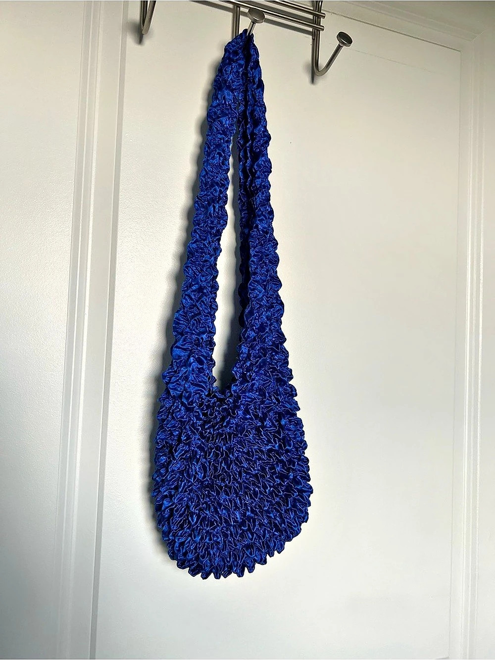Urban Outfitters Ruched shoulder bag in Blue NWT